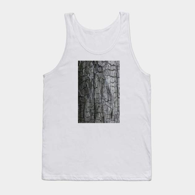 Charred wood texture Tank Top by textural